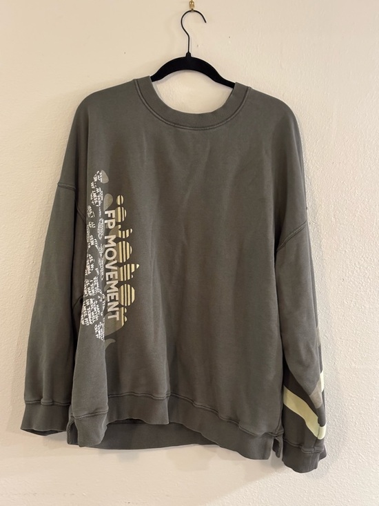 FP Movement by Free People Tops - FP MOVEMENT ASH ALL STAR BUTI LOGO CREWNECK PULLOVER SWEATSHIRT